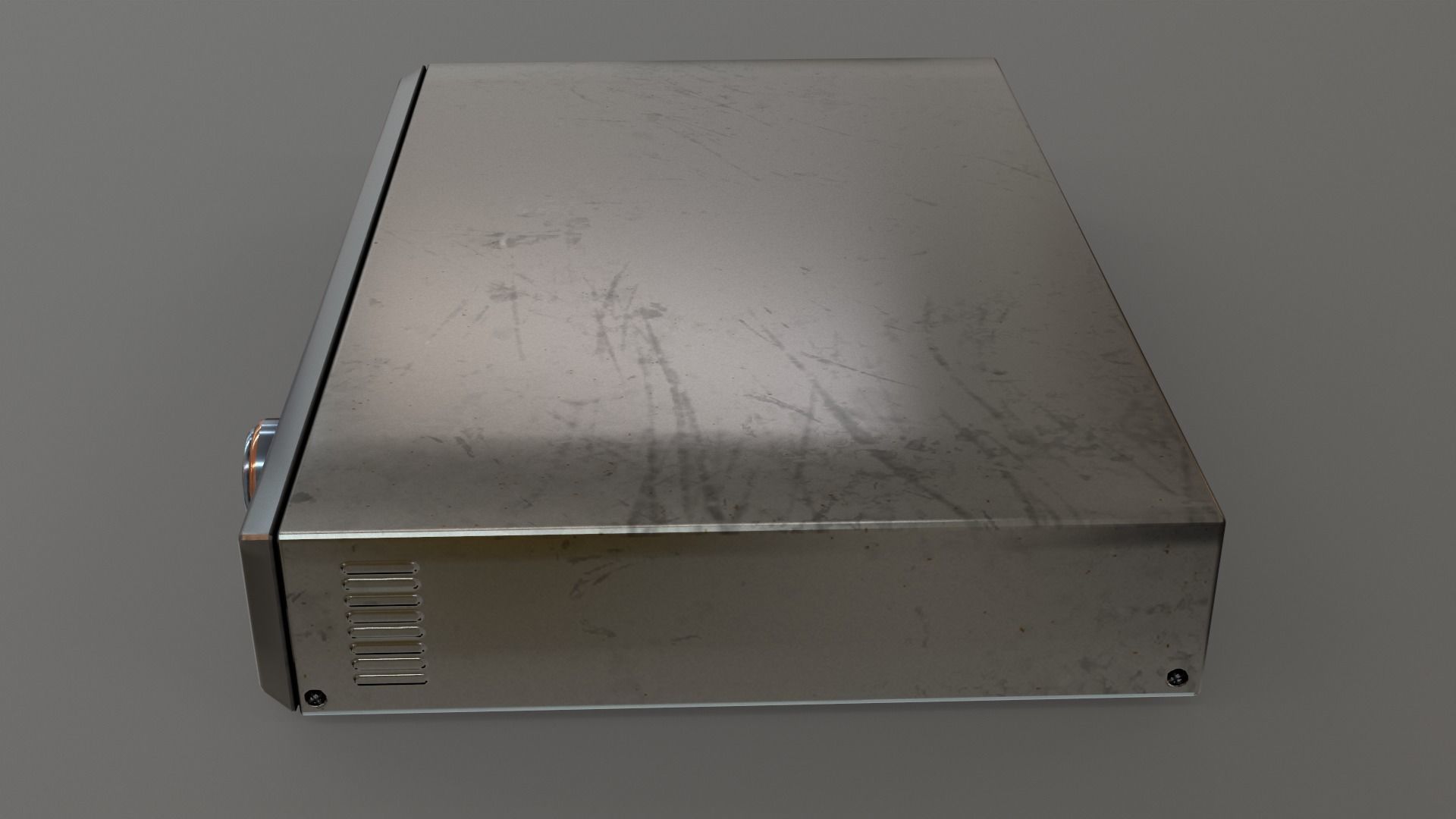 VHS Player Game Asset Low-poly 3D model_6