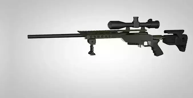 Modern sniper rifle