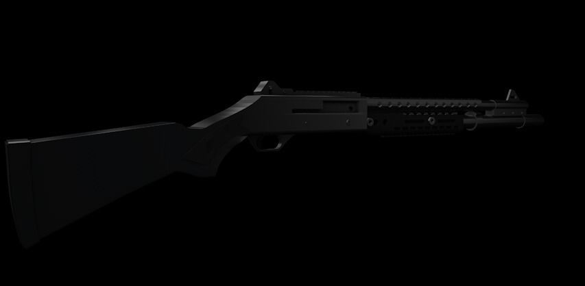 Dmr rifle 3D model_1