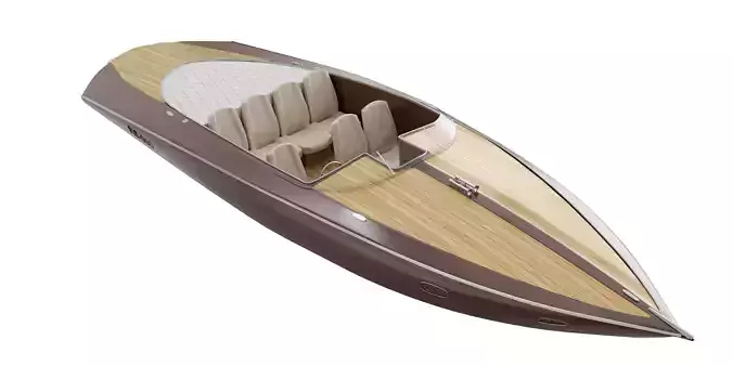 Speed boat BLENDER 3D Model Cycles