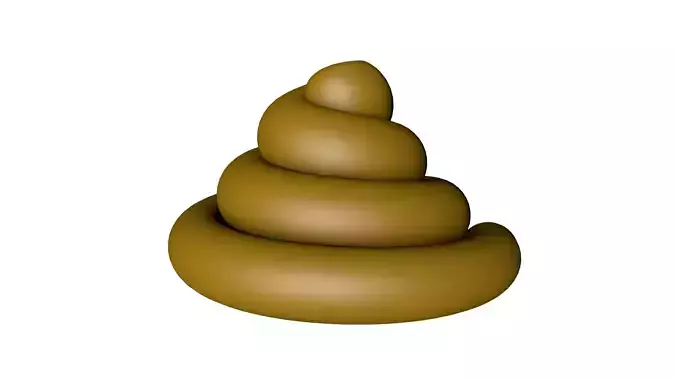 Poop - Shit Low-poly 3D model