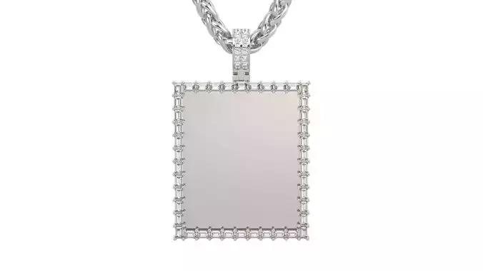 Picture pendant 1-2 inch N 18 3D print model