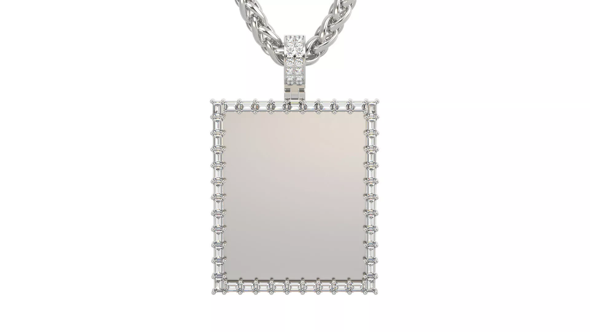 Picture pendant 1-2 inch N 18 3D print model