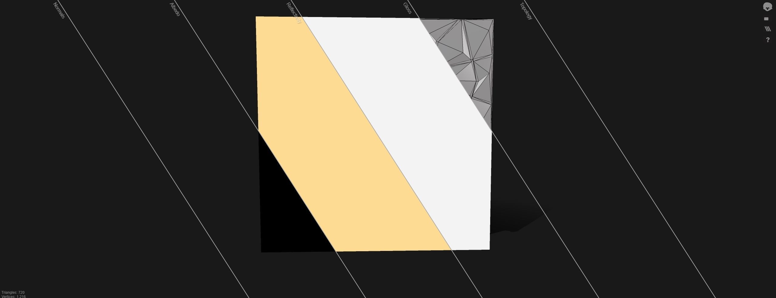 Wall Panel Low-poly 3D model_12