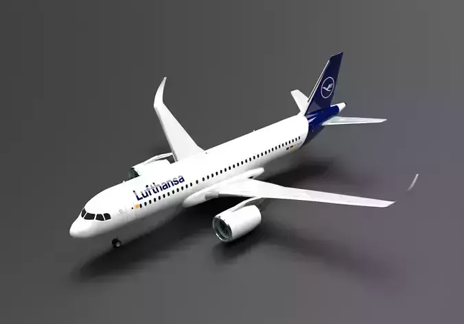 Airbus A320 NEO  Lufthansa Livery 3D model