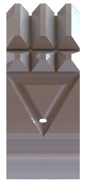 Original Atlantis Ring - golden ratio 3D print model_4