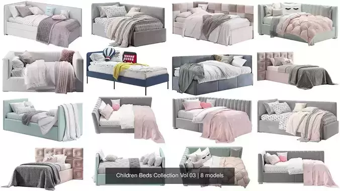 Children Beds Collection Vol 03 
