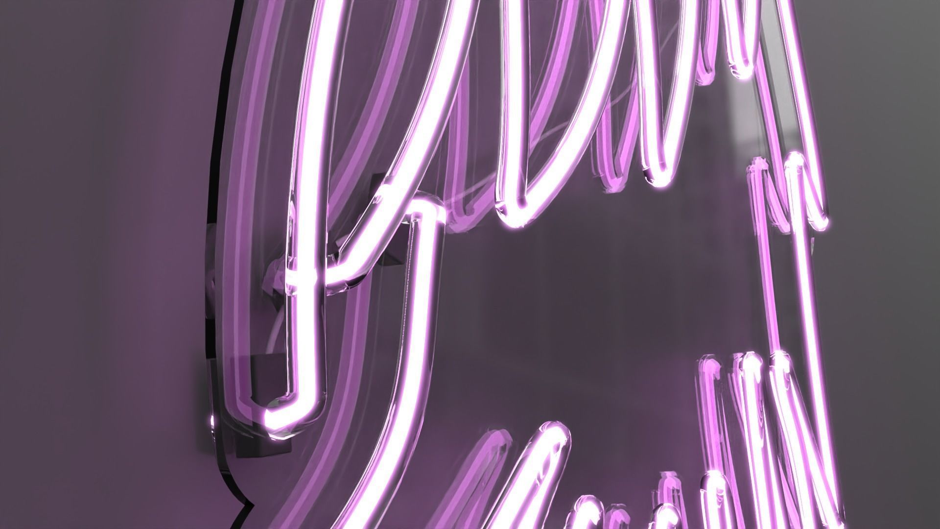 Angel Wings - Neon Sign 3D model_3