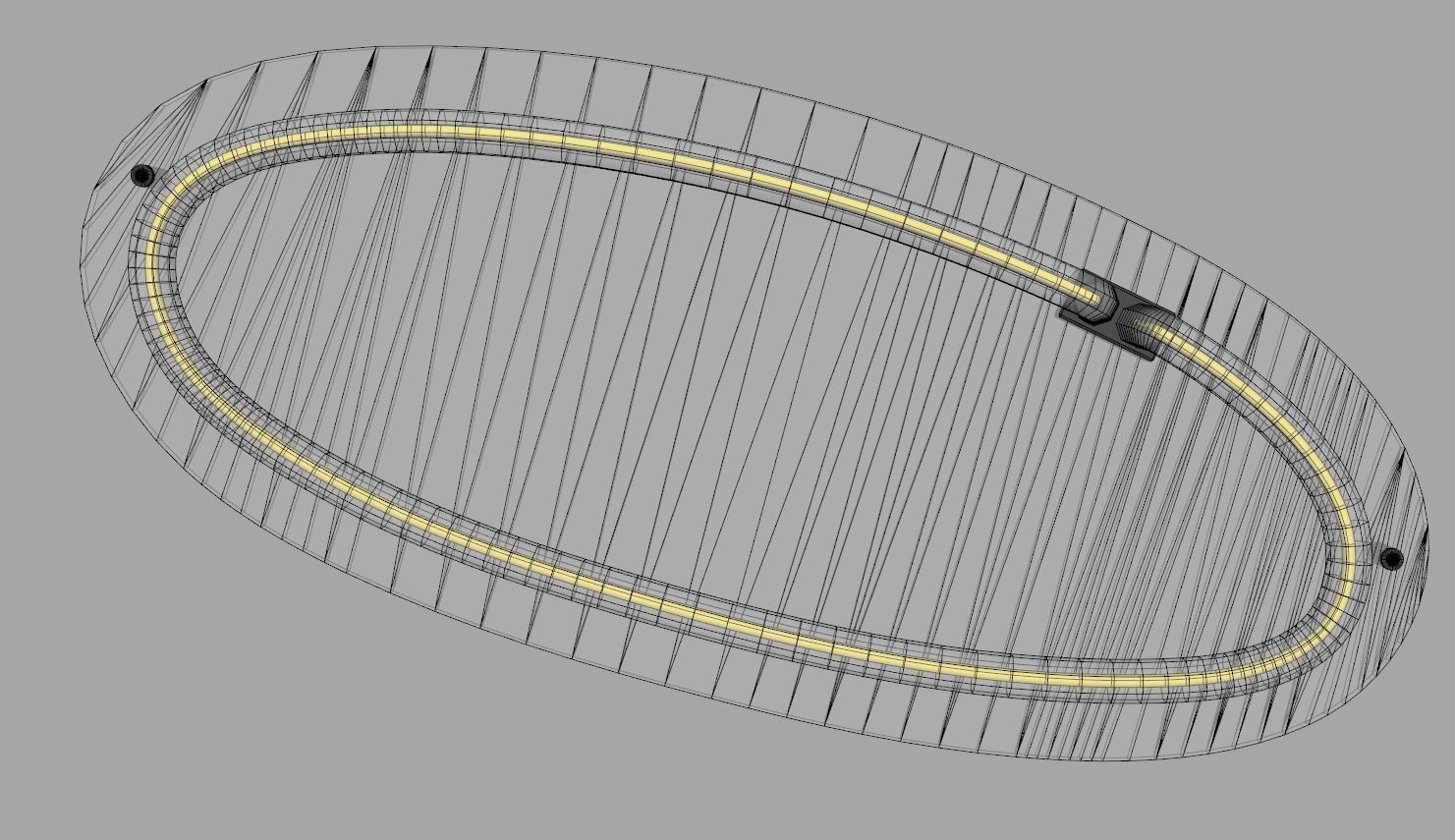 Angel Wings - Neon Sign 3D model_10