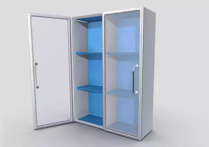 Wall Rack  glass rack double door rack hospital home