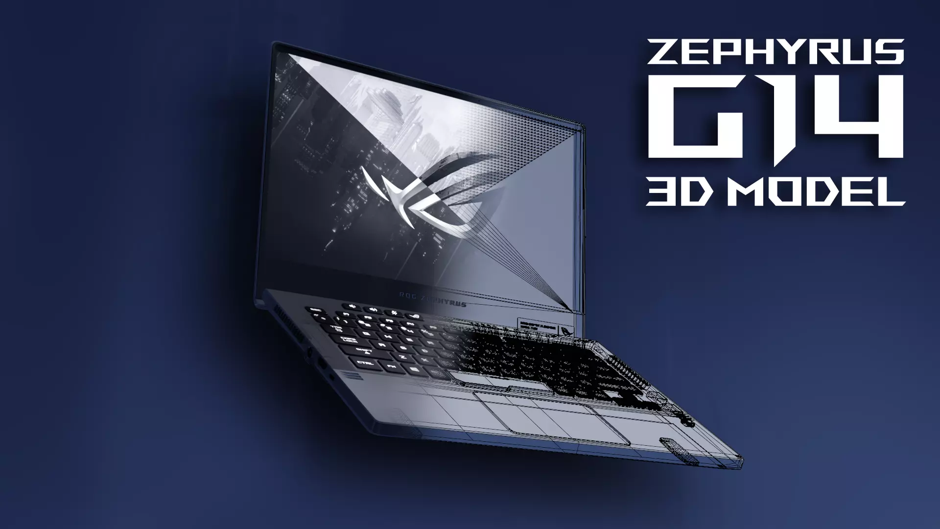 Asus Zephyrus G14 3D model_0