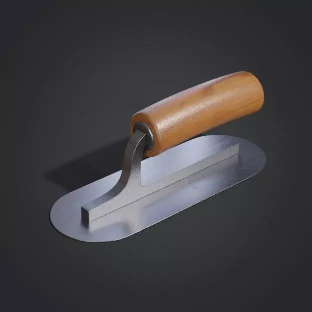 Mini Pool Trowel 3D model_0