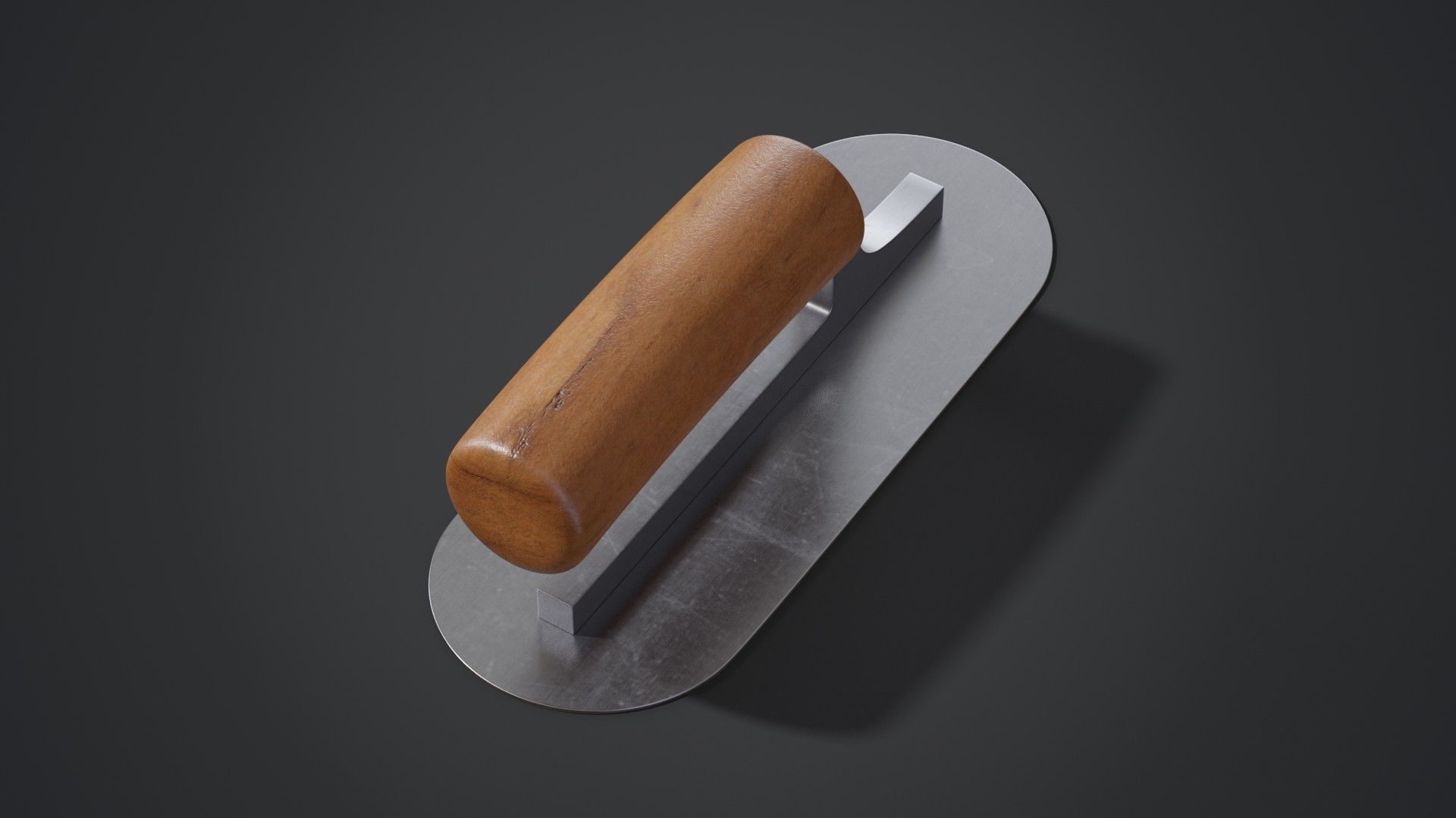 Mini Pool Trowel 3D model_4