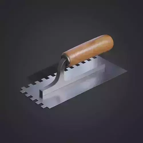 Square Notched Trowel 3D model