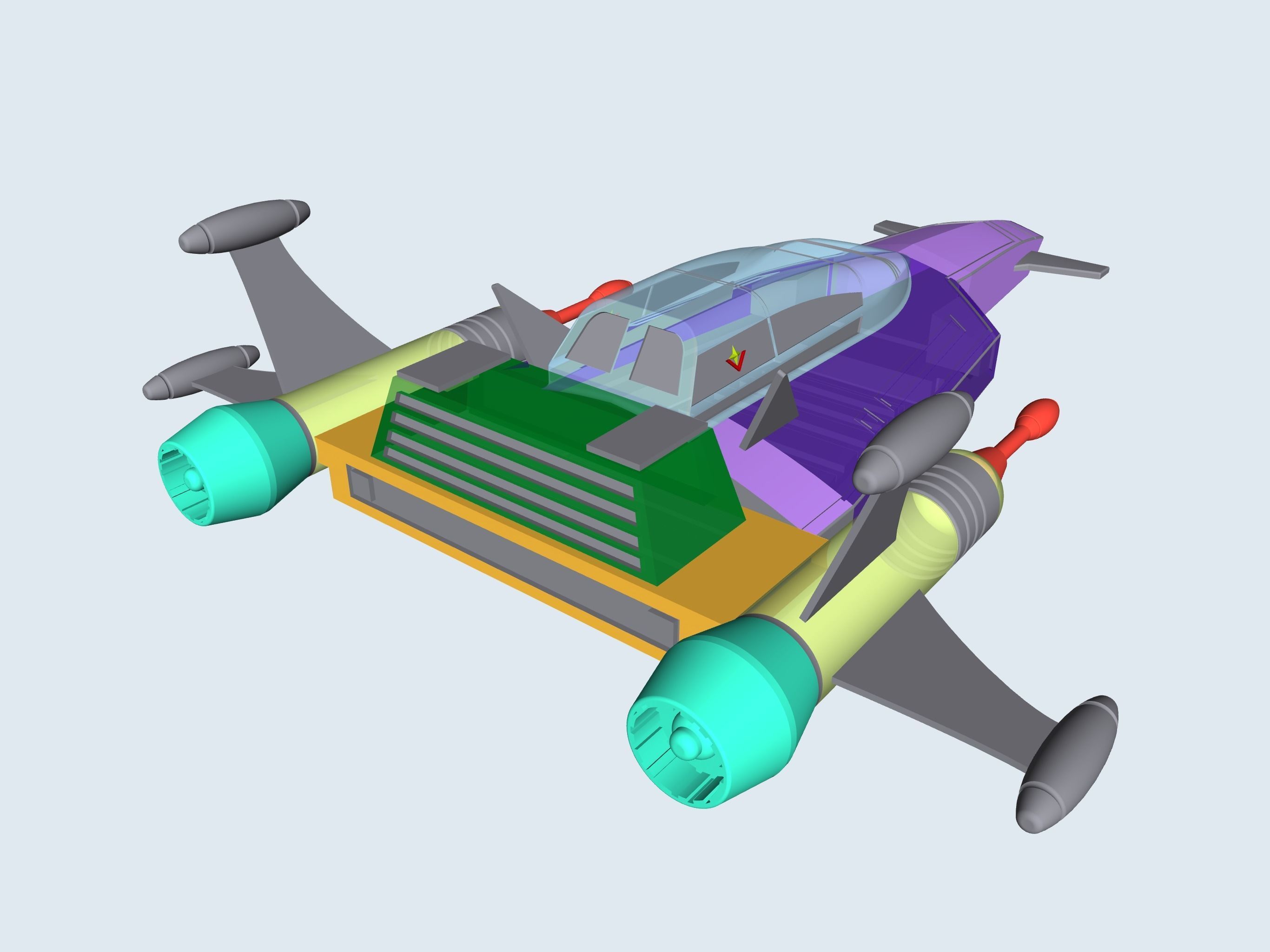 Starzinger Starcrow 3D print model_1