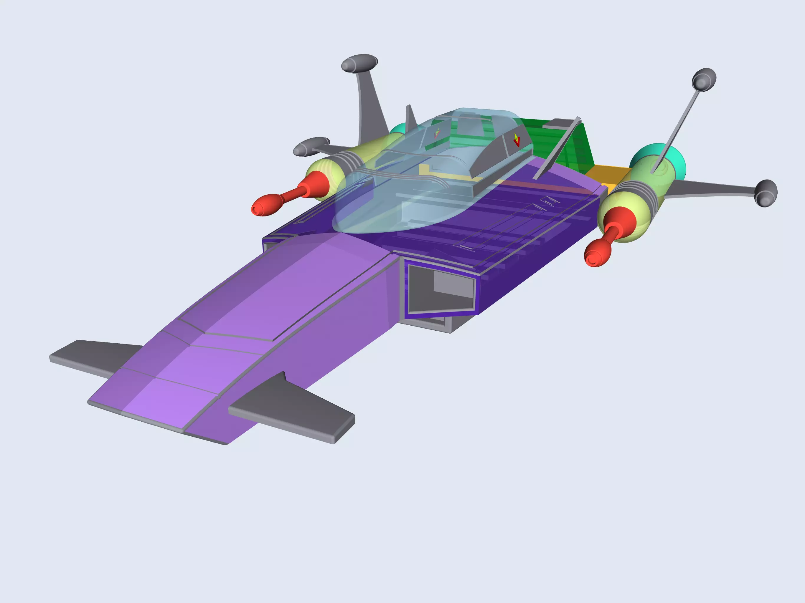 Starzinger Starcrow 3D print model_0