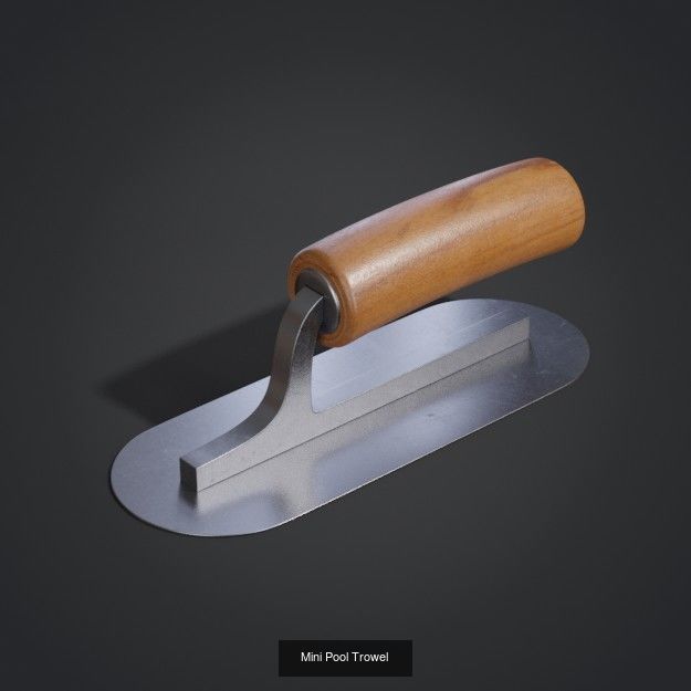 Masonry Trowel set 3D Model Collection_14