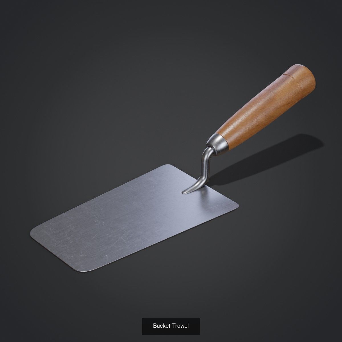 Masonry Trowel set 3D Model Collection_4