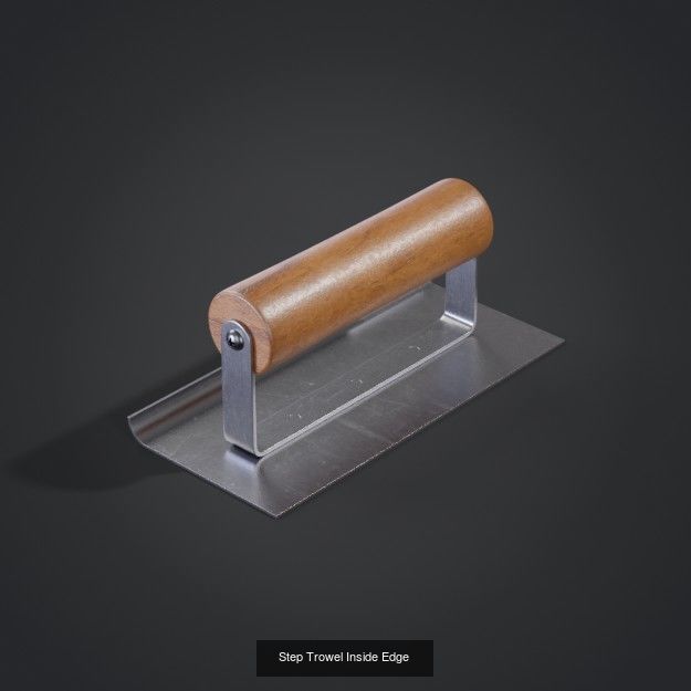 Masonry Trowel set 3D Model Collection_12