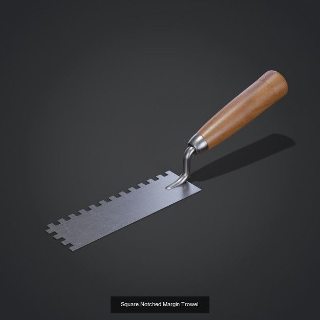Masonry Trowel set 3D Model Collection_7