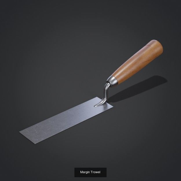 Masonry Trowel set 3D Model Collection_5