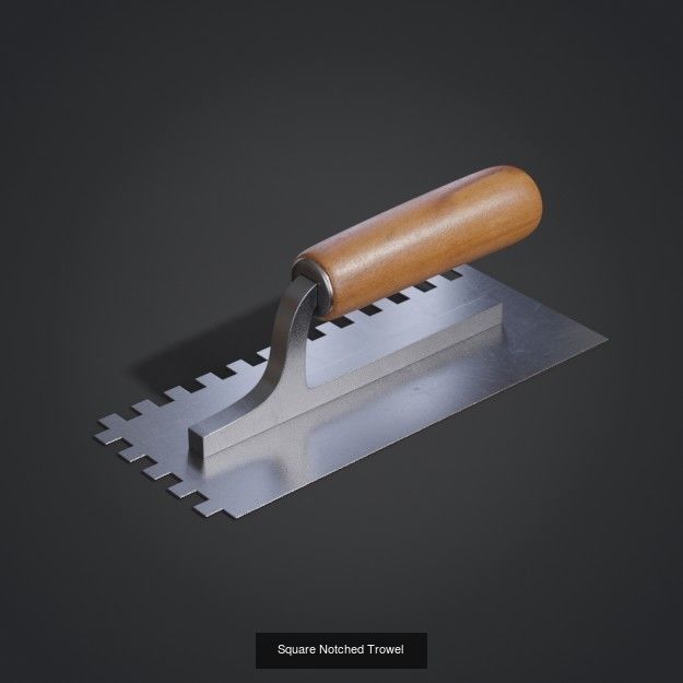 Masonry Trowel set 3D Model Collection_15