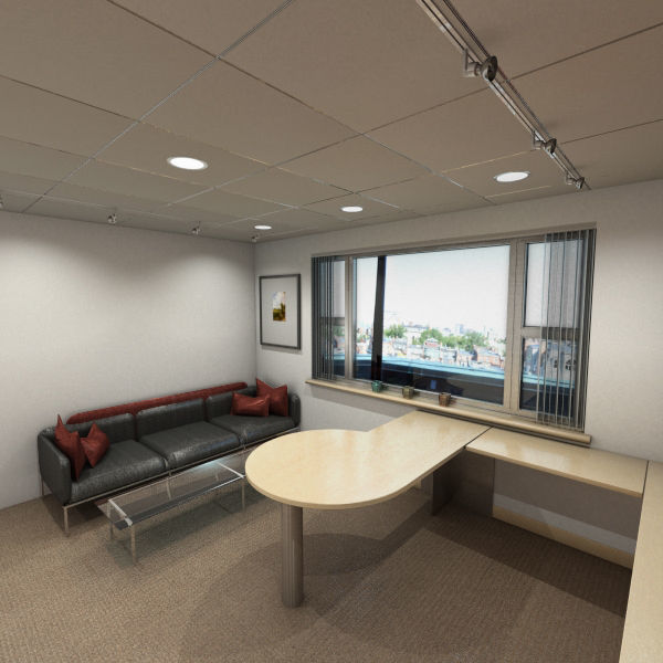 Office Room 3D model_1