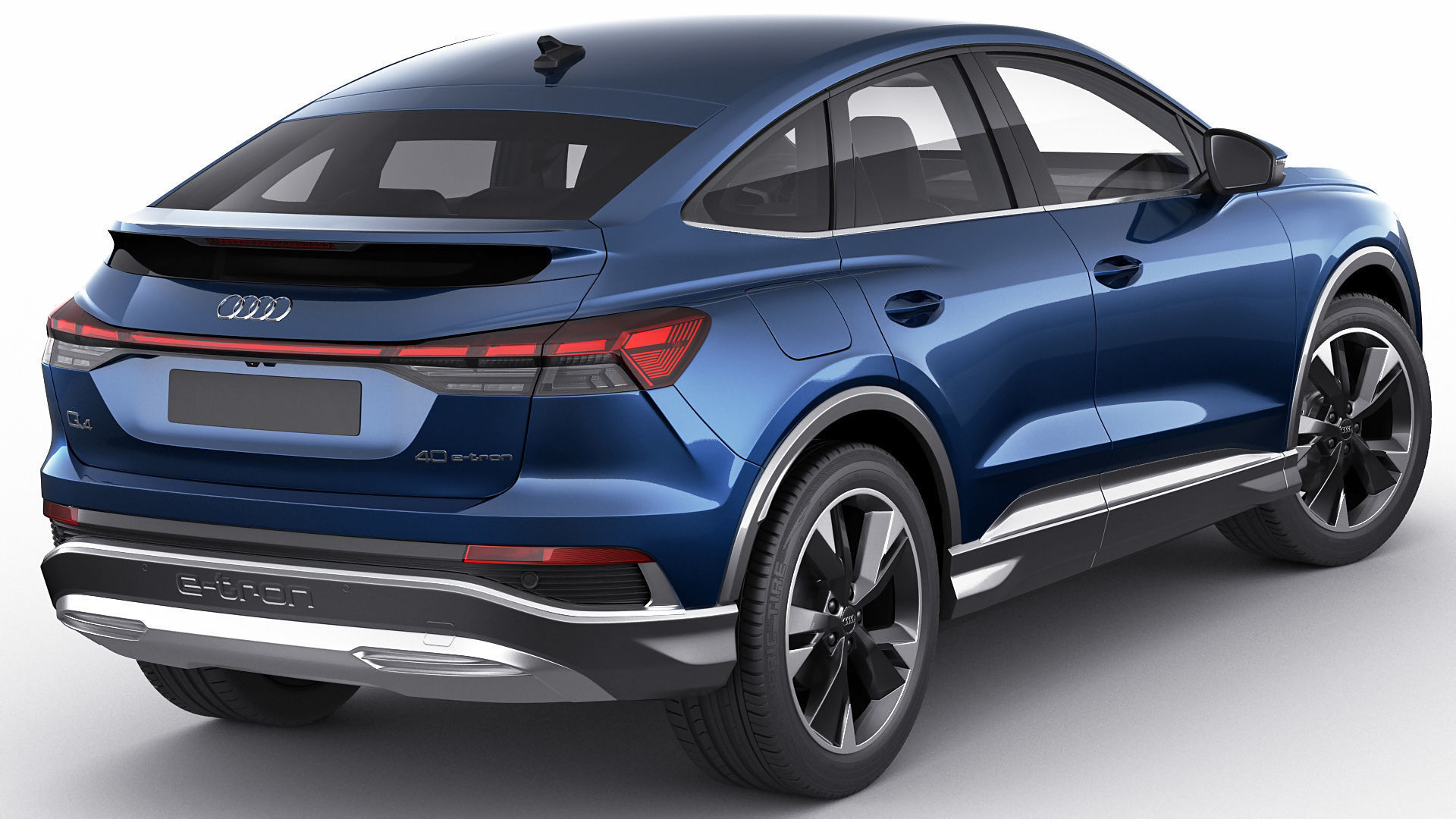 Audi Q4 e-tron  Sportback 2022 standard and s-line 3D model_4
