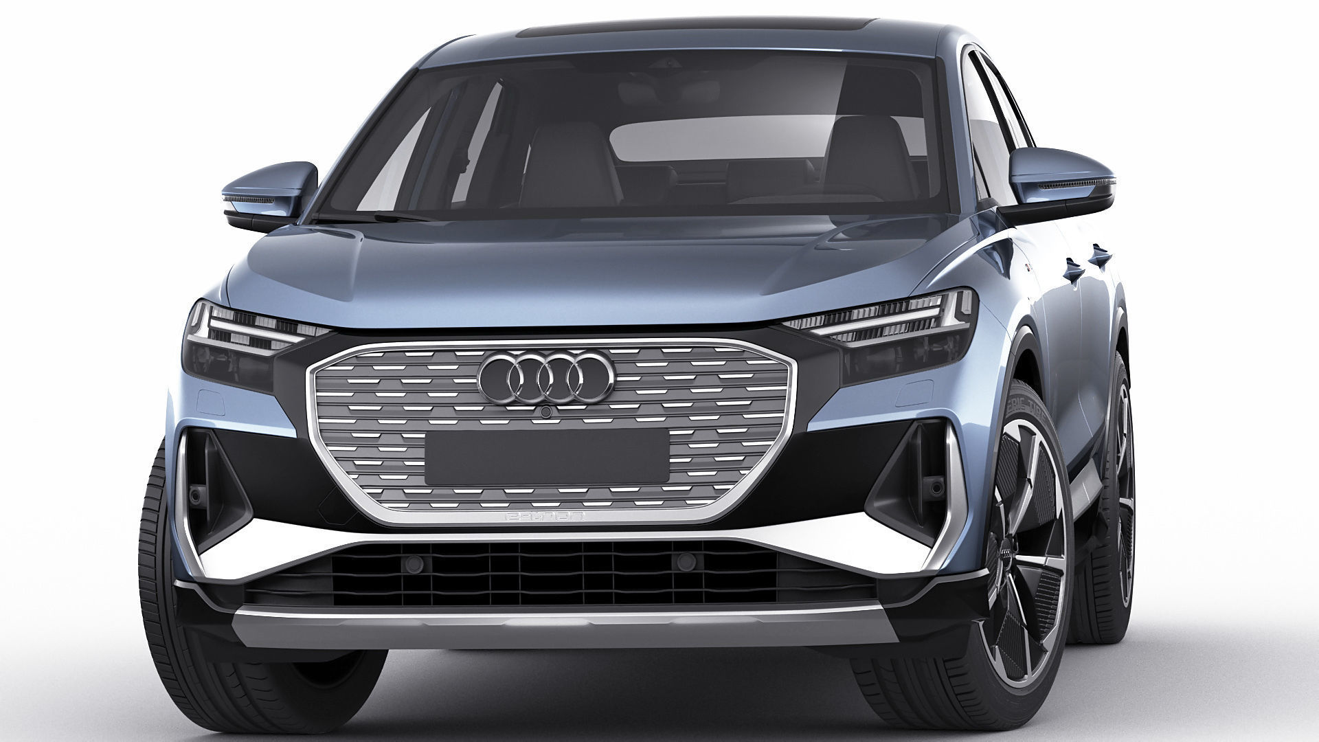 Audi Q4 e-tron  Sportback 2022 standard and s-line 3D model_24