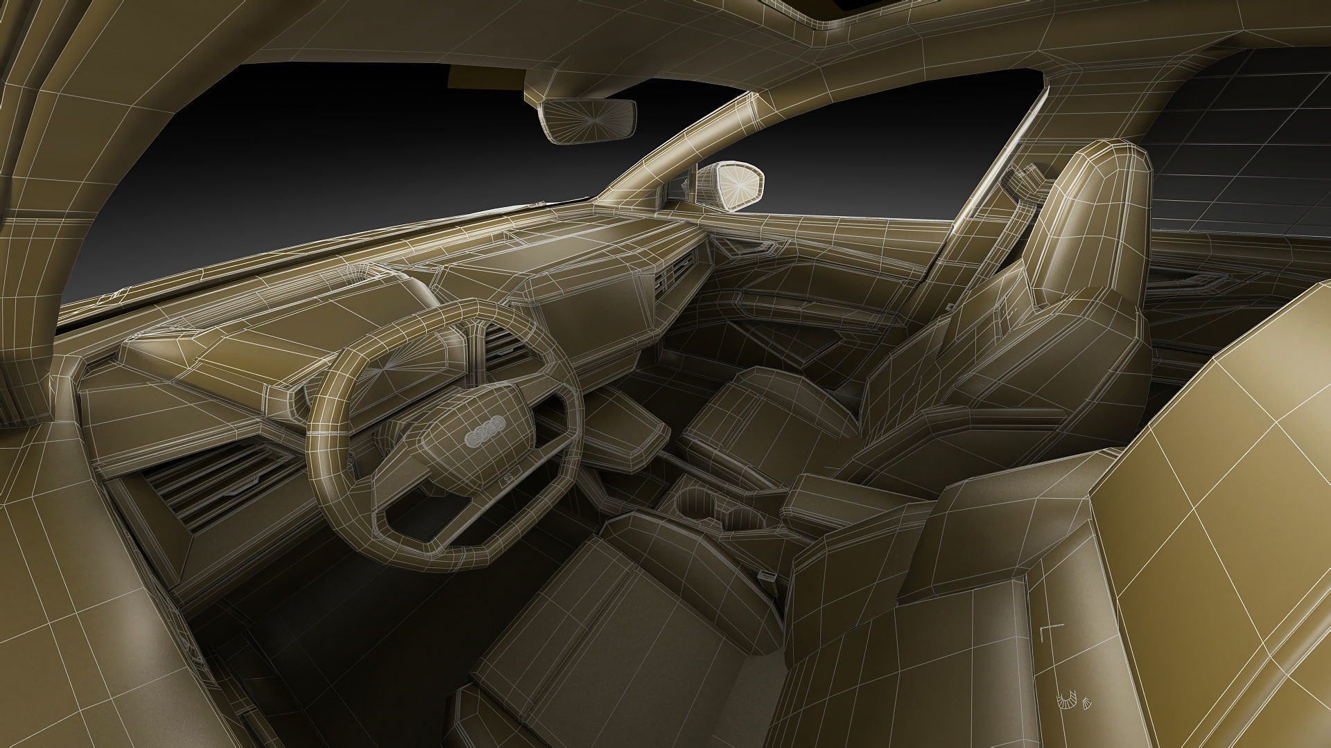 Audi Q4 e-tron  Sportback 2022 standard and s-line 3D model_40