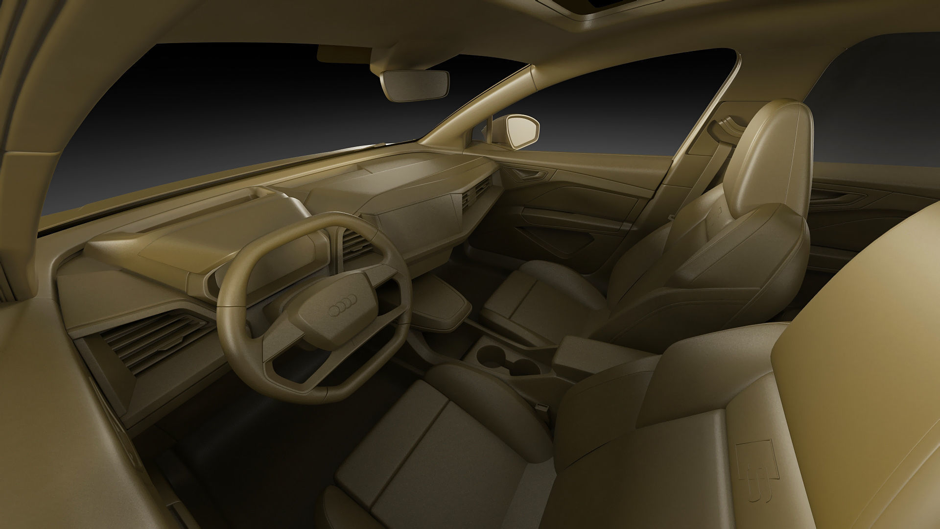 Audi Q4 e-tron  Sportback 2022 standard and s-line 3D model_37