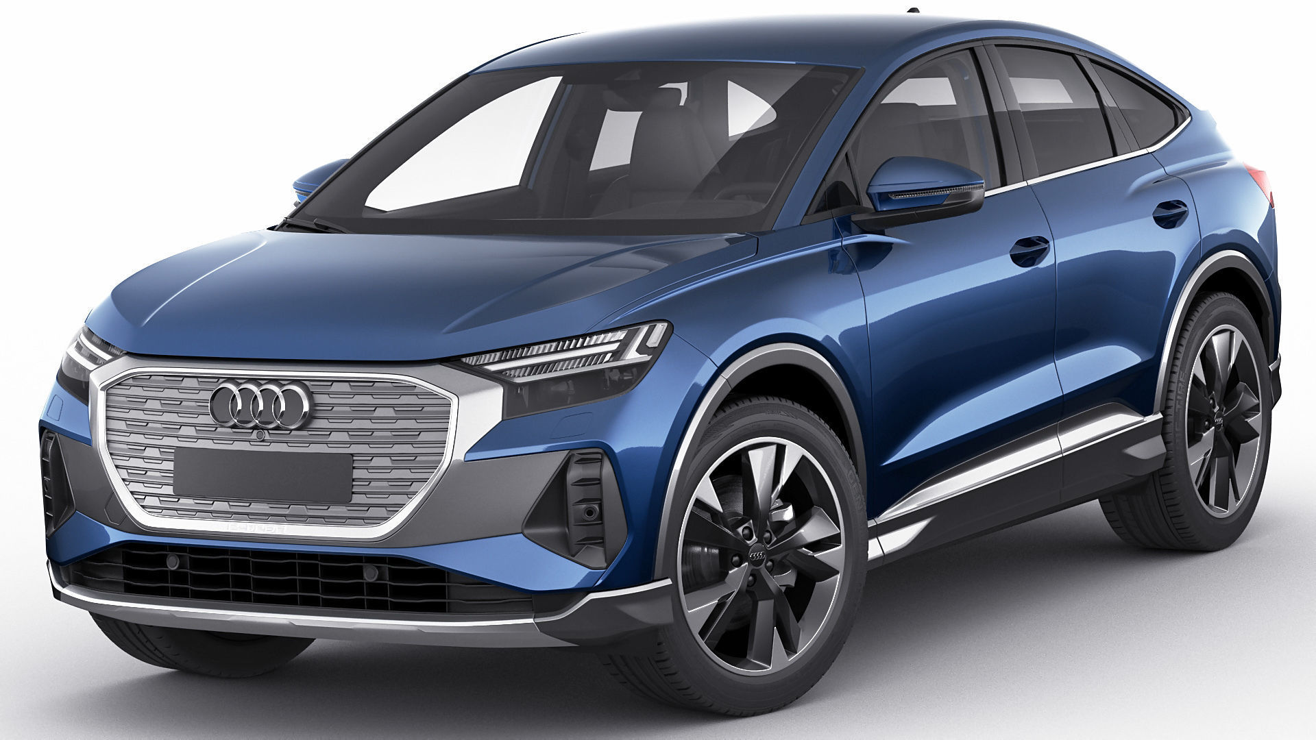 Audi Q4 e-tron  Sportback 2022 standard and s-line 3D model_2