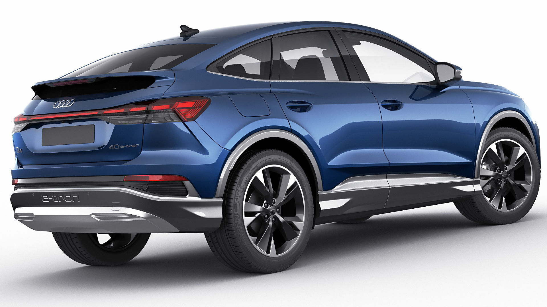 Audi Q4 e-tron  Sportback 2022 standard and s-line 3D model_20
