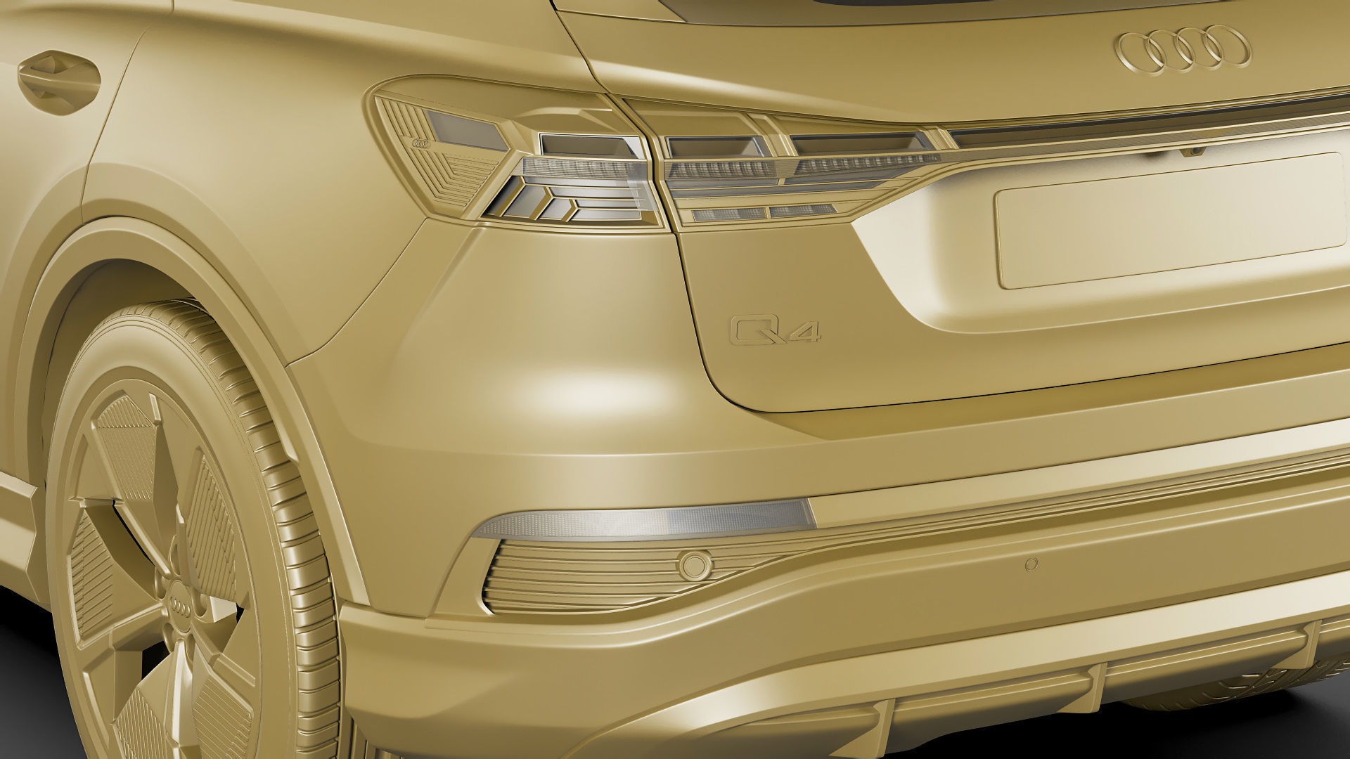 Audi Q4 e-tron  Sportback 2022 standard and s-line 3D model_36