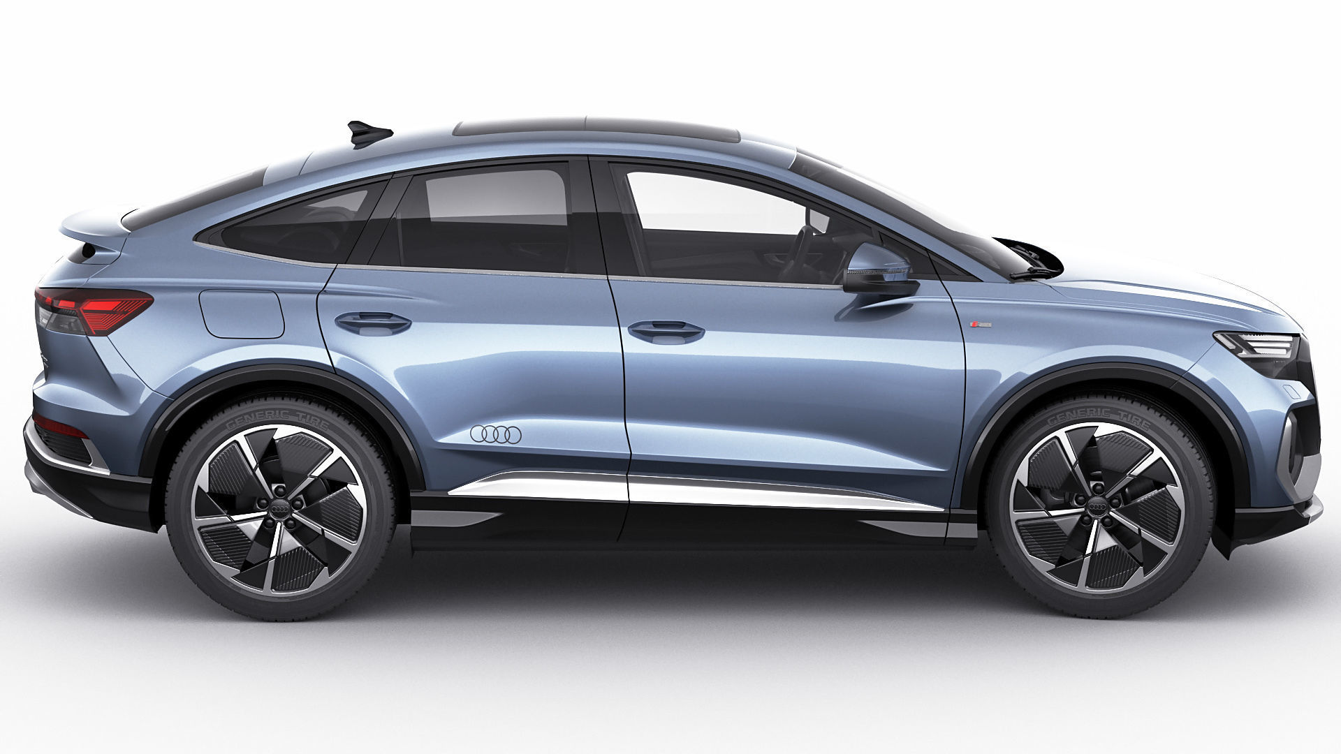 Audi Q4 e-tron  Sportback 2022 standard and s-line 3D model_5