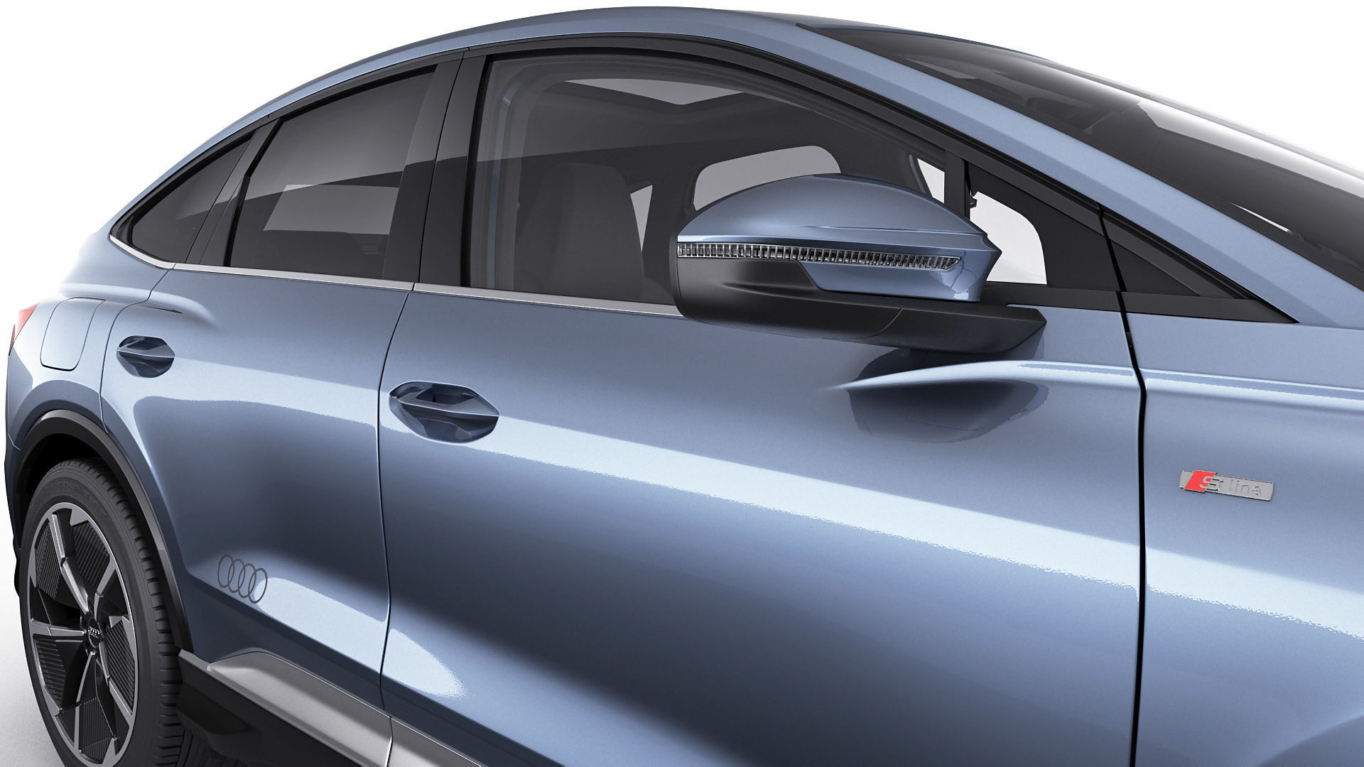 Audi Q4 e-tron  Sportback 2022 standard and s-line 3D model_23