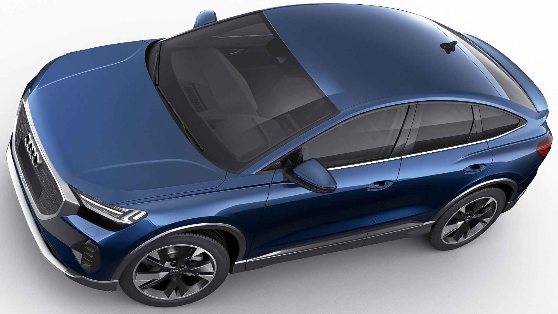 Audi Q4 e-tron  Sportback 2022 standard and s-line 3D model_14