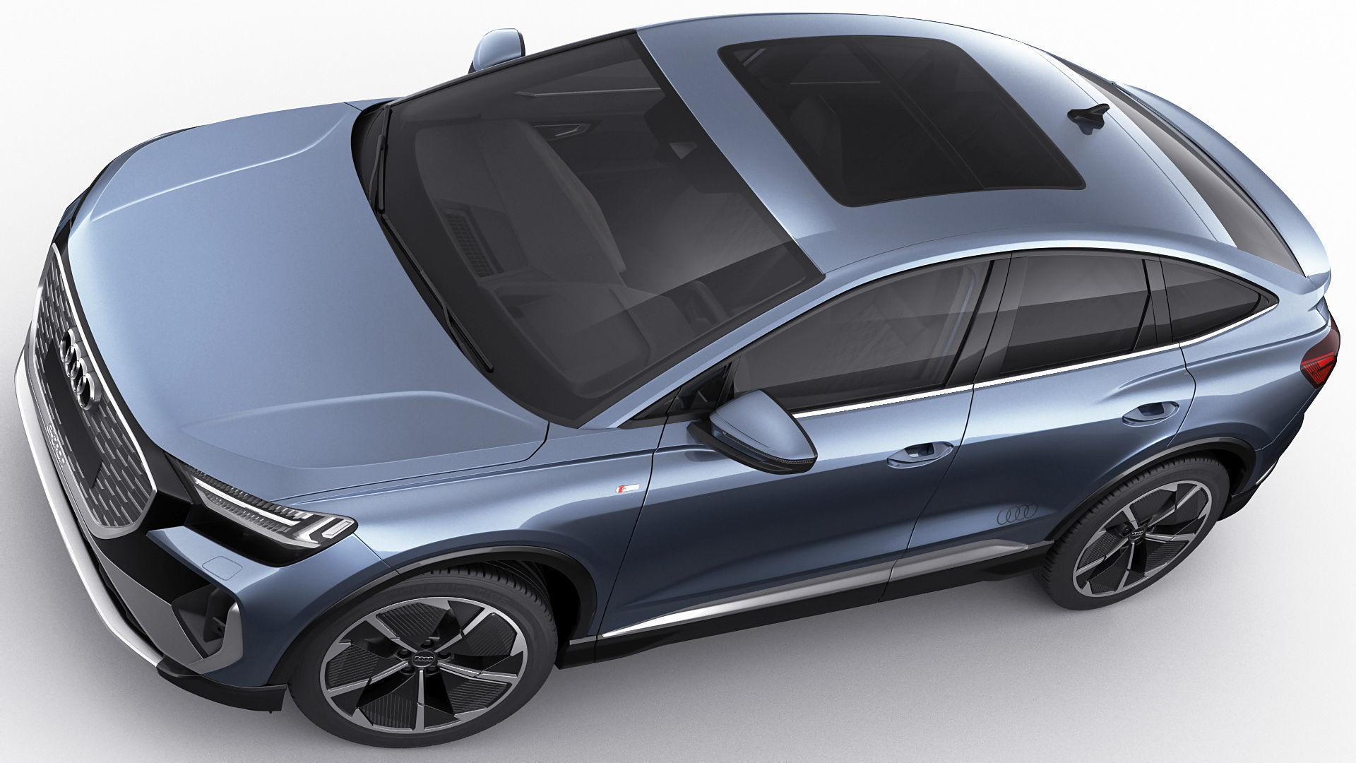 Audi Q4 e-tron  Sportback 2022 standard and s-line 3D model_13