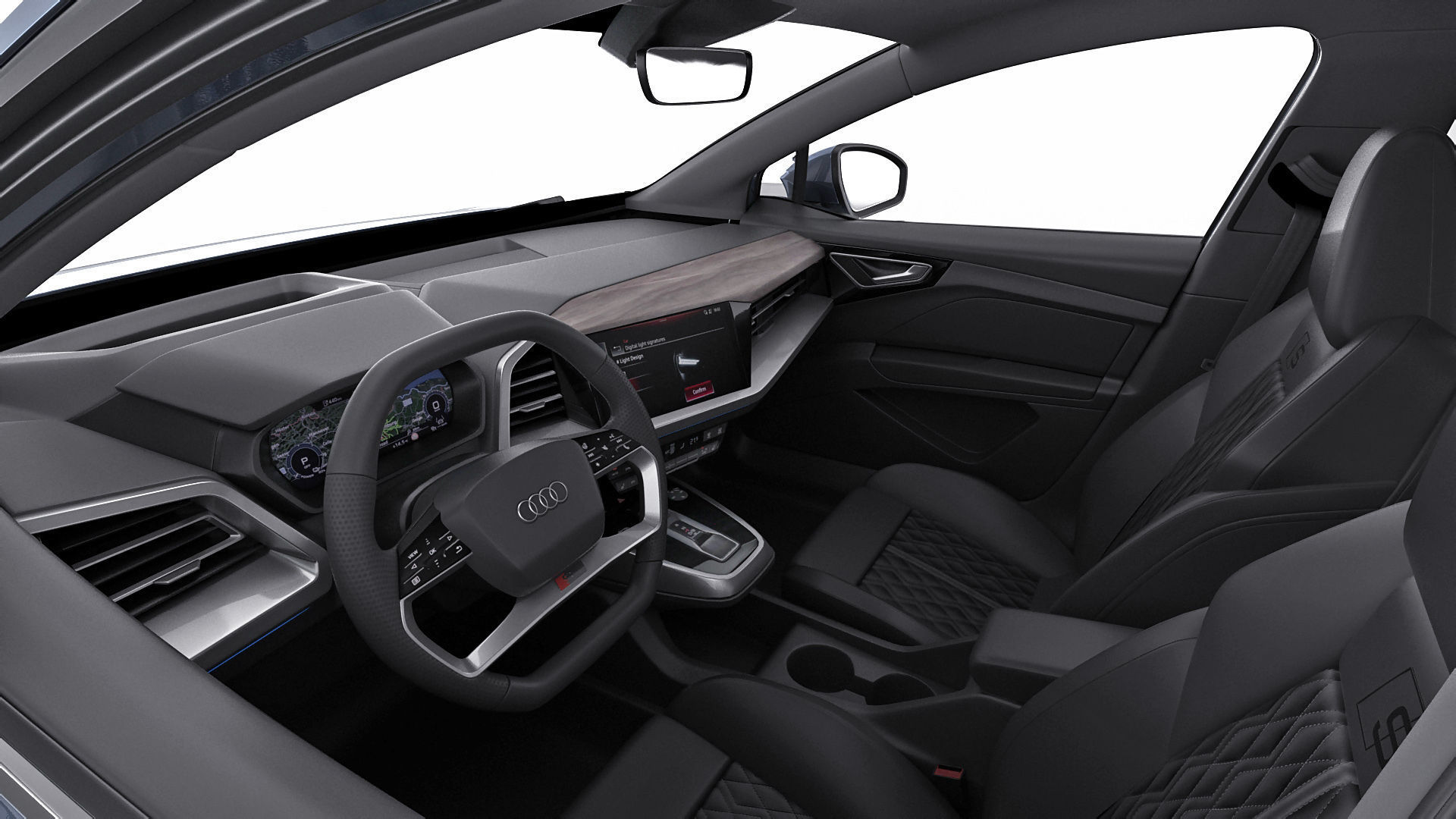 Audi Q4 e-tron  Sportback 2022 standard and s-line 3D model_28