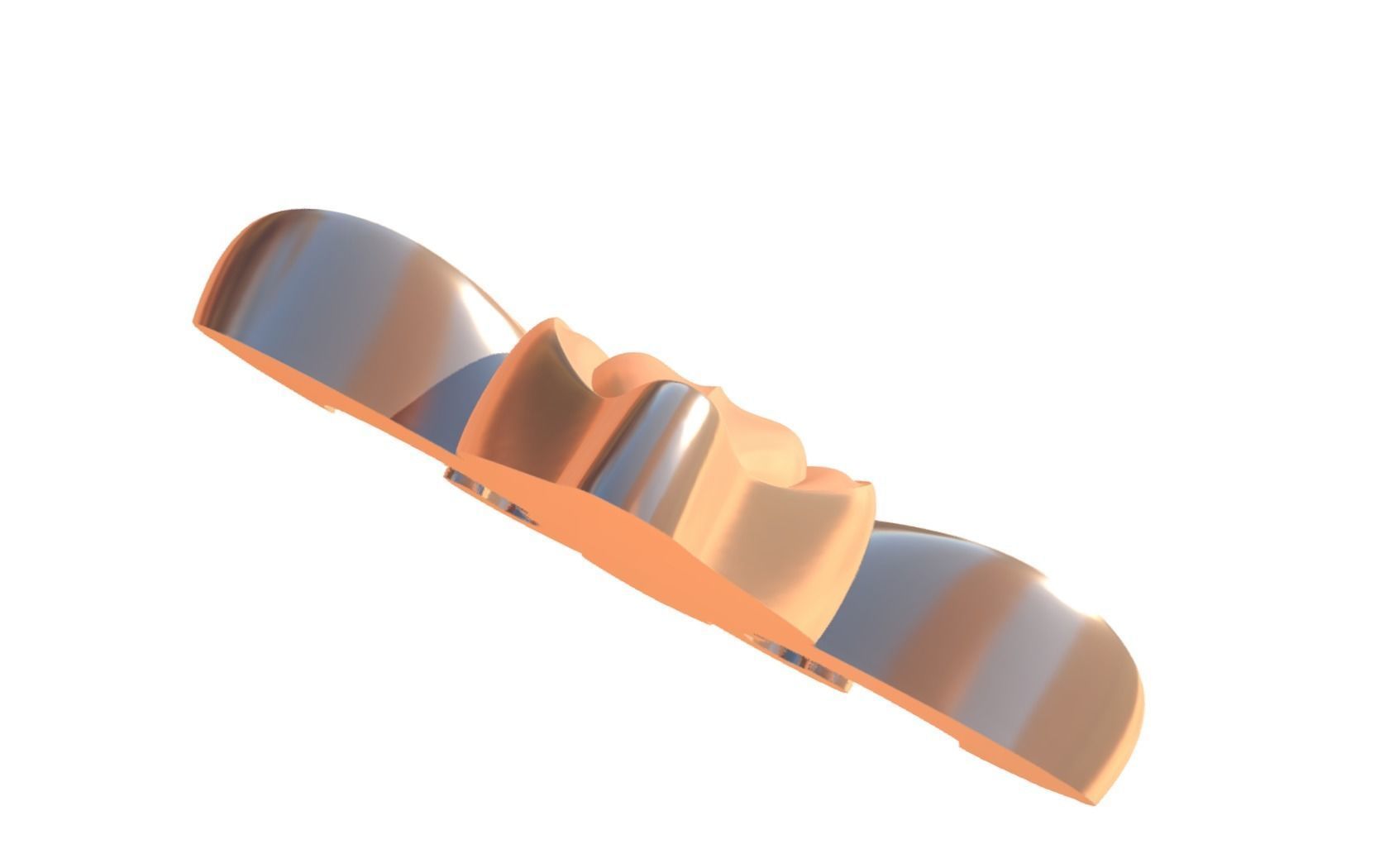 Flower Lily Fleur de lis 3D print model_8