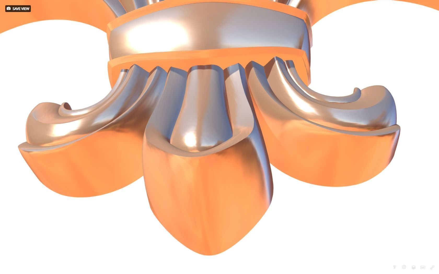 Flower Lily Fleur de lis 3D print model_14