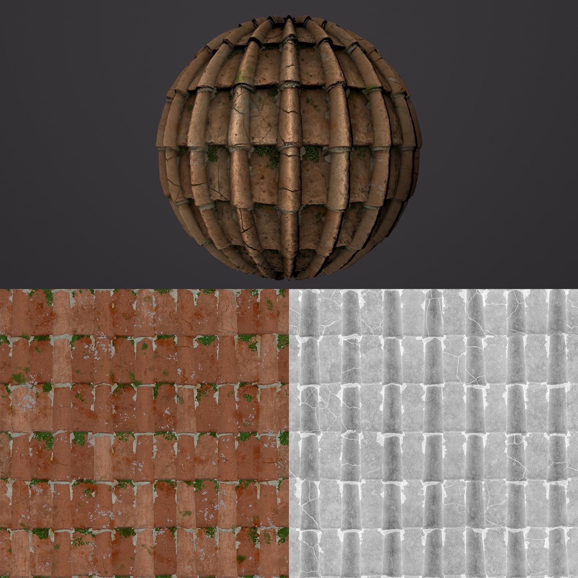 Roof Materials 2K-4K PBR ready Texture_2
