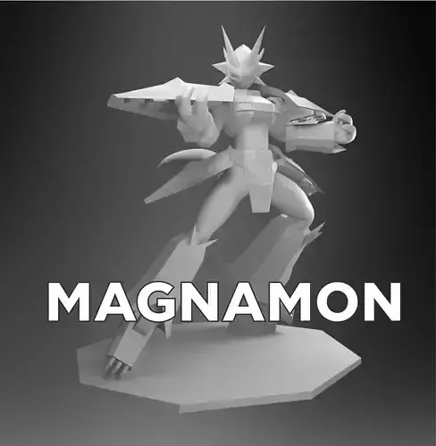 Digimon - Magnamon 3D Printing Model 3D print model