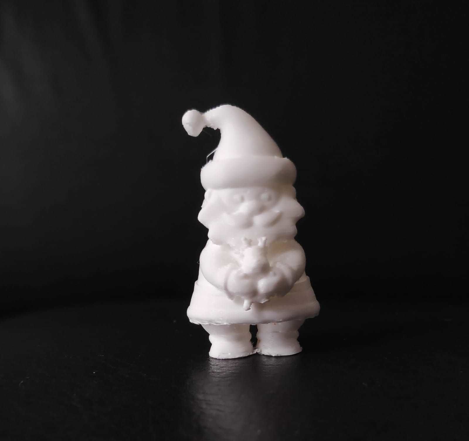 Santa Claus and Deer 3D print model_3