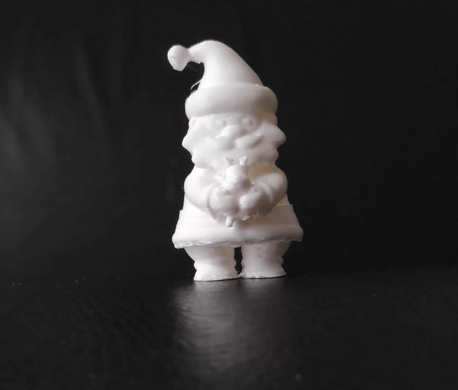 Santa Claus and Deer 3D print model_9