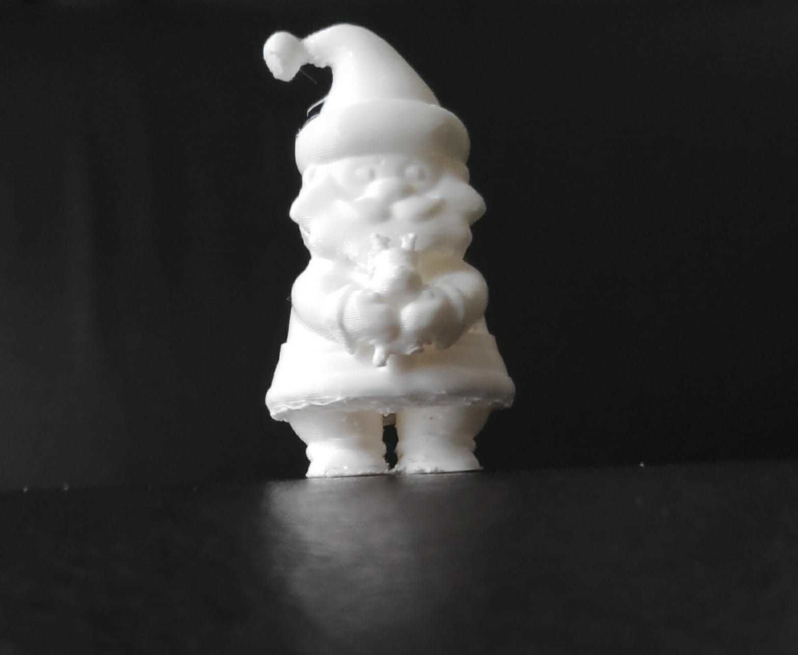 Santa Claus and Deer 3D print model_10