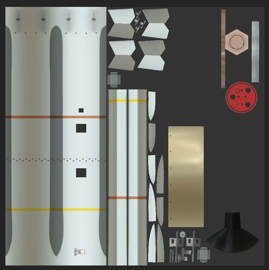 AARGM-ER missile Low-poly 3D model_6
