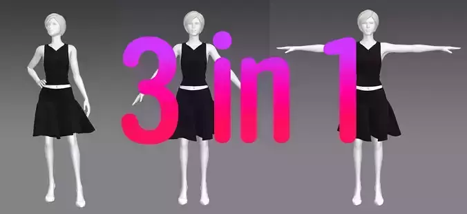 Woman Clothing 3 in 1 set35