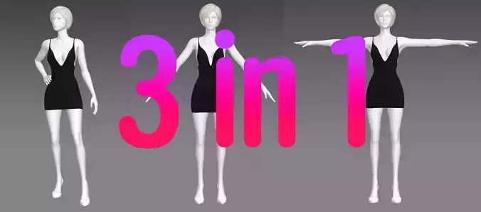 Woman Clothing 3 in 1 set36