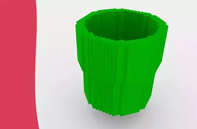 Pipe Voxel - Super Mario Bros